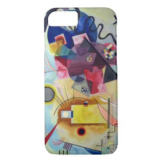Kandinsky 1925/gelb/rot/blau/pixdezines Case-Mate iPhone hülle (Rückseite)