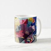 Kandinsky 1925/gelb/rot/blau/pixdezines kaffeetasse (VorderseiteRechts)