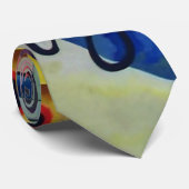 Kandinsky 1925/gelb/rot/blau/pixdezines Krawatte (Gerollt)