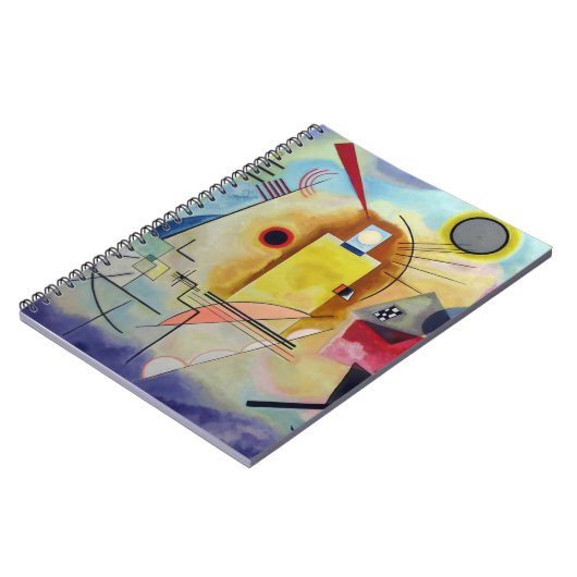Kandinsky 1925/gelb/rot/blau/pixdezines notizblock (Linke Seite)