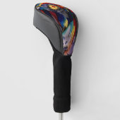 Kandinsky - 293, berühmtes Kunstwerk, Golf Headcover (angewinkelt)