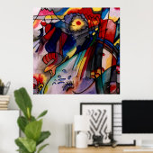 Kandinsky - 293, berühmtes Kunstwerk, Poster (Heimbüro)