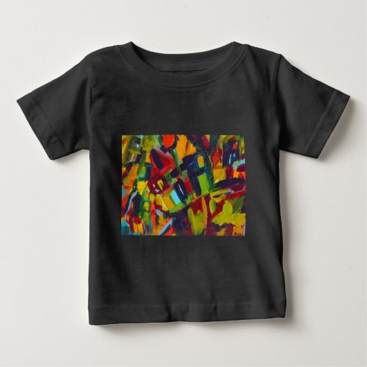 Kandinsky 304 Abstrakte Kunstwerke Baby T-shirt (Vorderseite)