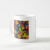 Kandinsky 304 Abstrakte Kunstwerke Kaffeetasse (Vorderseite Links)