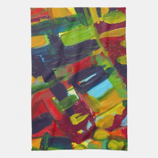 Kandinsky 304 Abstrakte Kunstwerke Küchentuch (Vertikal)