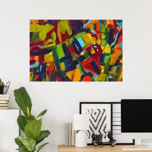 Kandinsky 304 Abstrakte Kunstwerke Poster (Heimbüro)