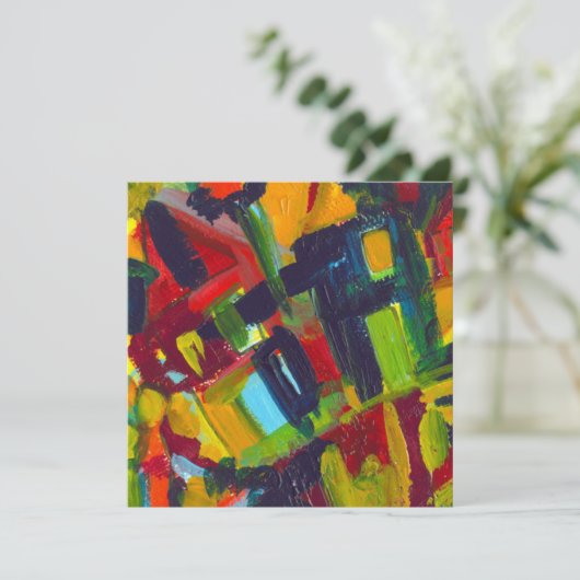 Kandinsky '304' Abstrakte Malerei (Stehend Vorderseite)