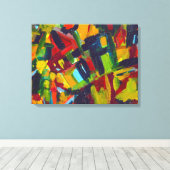 Kandinsky 304 Abstrakte Malerei Leinwanddruck (Insitu (Holzboden))