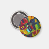 Kandinsky '304' Abstrakte Malerei Magnet (Vorderseite/Rückseite)