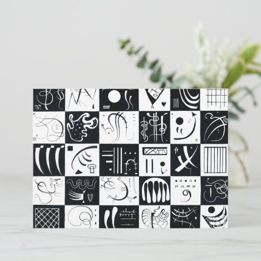 Kandinsky 30 Einladungen (Stehend Vorderseite)