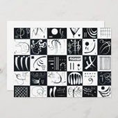 Kandinsky 30 Einladungen (Vorne/Hinten)