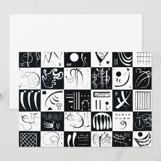 Kandinsky 30 Einladungen (Vorne/Hinten)