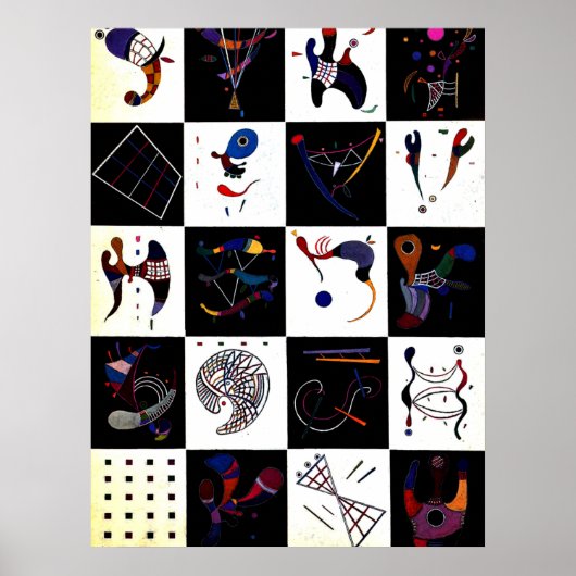 Kandinsky - 4x5=20, poster (Vorne)