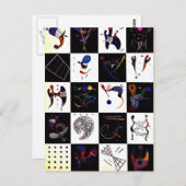 Kandinsky - 4x5=20 postkarte (Vorne/Hinten)
