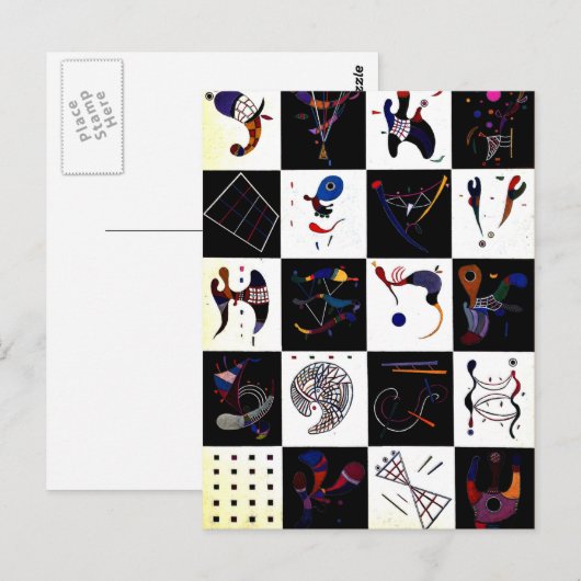 Kandinsky - 4x5=20 postkarte (Vorne/Hinten)