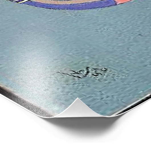 Kandinsky - A Floating Figure, Fotodruck (Ecke)