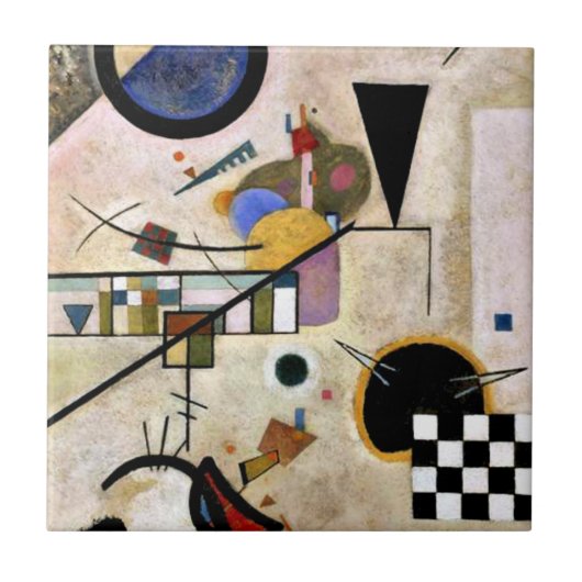 Kandinsky - Abkommen sind dagegen, Fliese (Vorderseite)