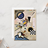 Kandinsky - Abkommen sind dagegen Karte (Vorderseite/Rückseite Beispiel)