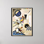 Kandinsky - Abkommen sind dagegen Leinwanddruck (Vorderseite)