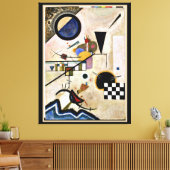 Kandinsky - Abkommen sind dagegen Leinwanddruck (Insitu (Wohnzimmer))