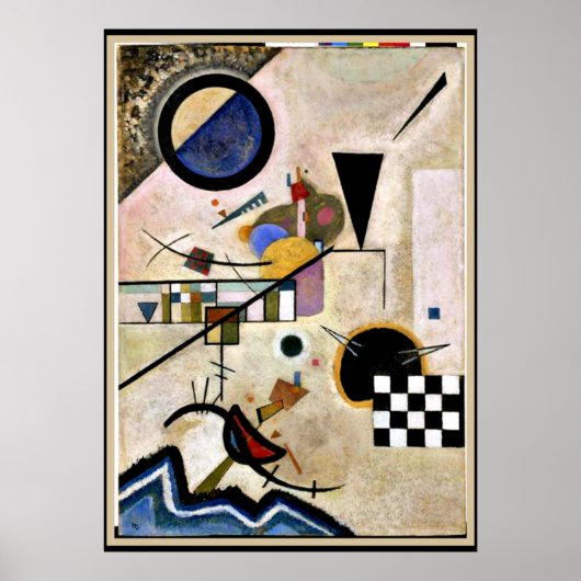 Kandinsky - Abkommen sind dagegen Poster (Vorne)