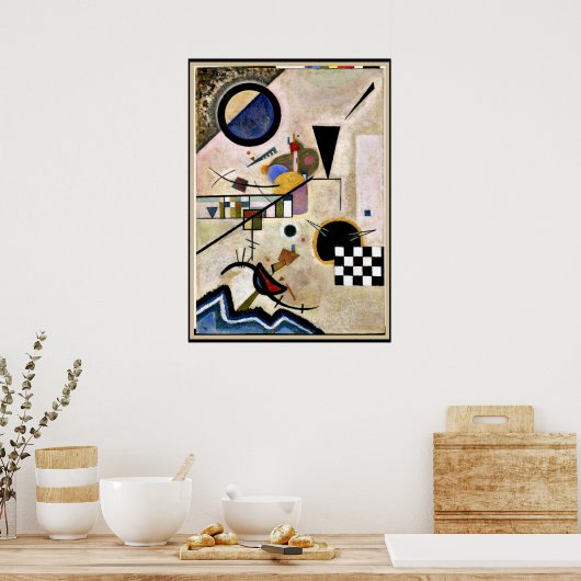 Kandinsky - Abkommen sind dagegen Poster (Küche)