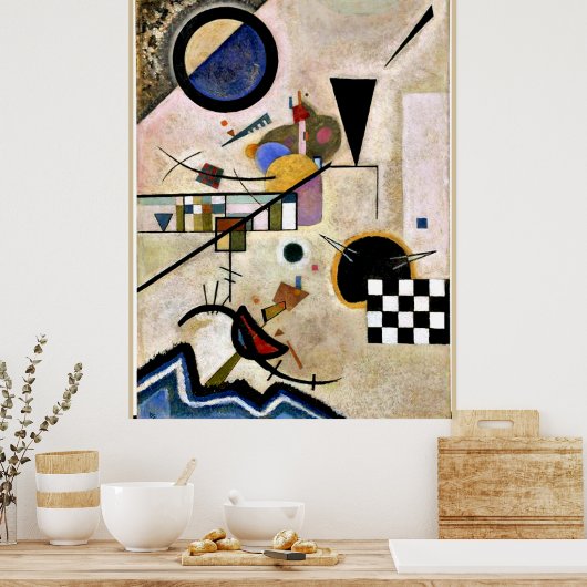 Kandinsky - Abkommen sind dagegen Poster (Küche)