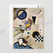 Kandinsky - Abkommen sind dagegen Postkarte (Vorne/Hinten)