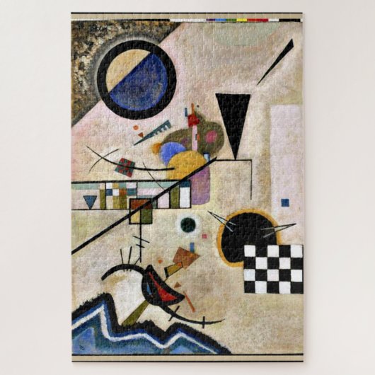 Kandinsky - Abkommen sind dagegen Puzzle (Vertikal)