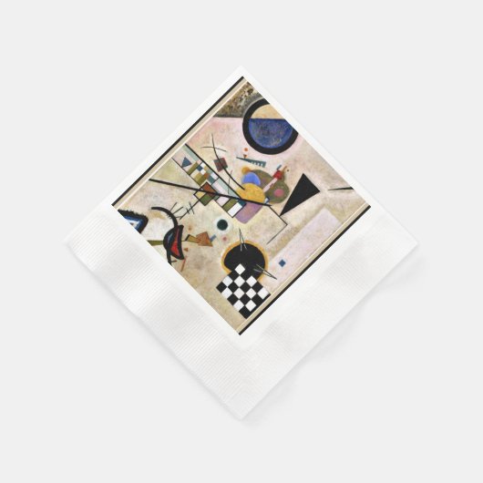 Kandinsky - Abkommen sind dagegen Serviette (Ecke)