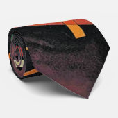 Kandinsky - Above and Left, Krawatte (Gerollt)