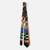Kandinsky - Above and Left, Krawatte (Rückseite)