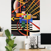Kandinsky - Above and Left, Poster (Heimbüro)