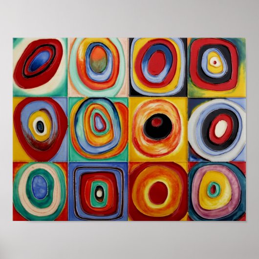 Kandinsky Abstract Art Poster (Vorne)