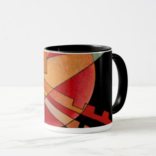 Kandinsky - Abstract Interpretation Tasse (VorderseiteRechts)
