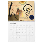 Kandinsky Abstrakt Art Kalender (Mär 2026)