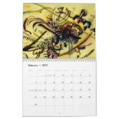 Kandinsky Abstrakt Art Kalender (Feb 2027)