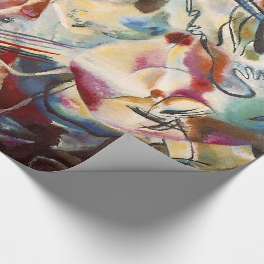 Kandinsky Abstrakt Art Leinwand Malerei Geschenkpapier (Ecke)