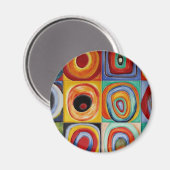Kandinsky Abstrakt Art Magnet (Vorderseite/Rückseite)