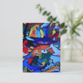 Kandinsky Abstrakt Art Postkarte (Stehend Vorderseite)