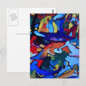 Kandinsky Abstrakt Art Postkarte (Vorne/Hinten)