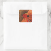 Kandinsky Abstrakt Art Quadratischer Aufkleber (Tasche)