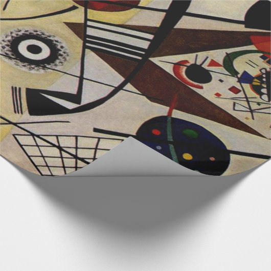 Kandinsky Abstrakt Art Transverse Line Geschenkpapier (Ecke)