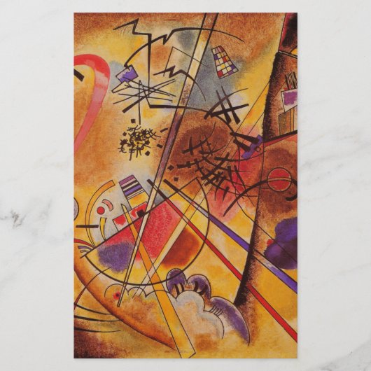 Kandinsky Abstrakt Artwork Briefpapier (Vorderseite)