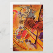 Kandinsky Abstrakt Artwork Briefpapier (Vorne/Hinten)