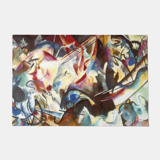 Kandinsky Abstrakt Artwork Fußmatte (Vorderseite)