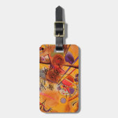 Kandinsky Abstrakt Artwork Gepäckanhänger (Vorderseite vertikal)