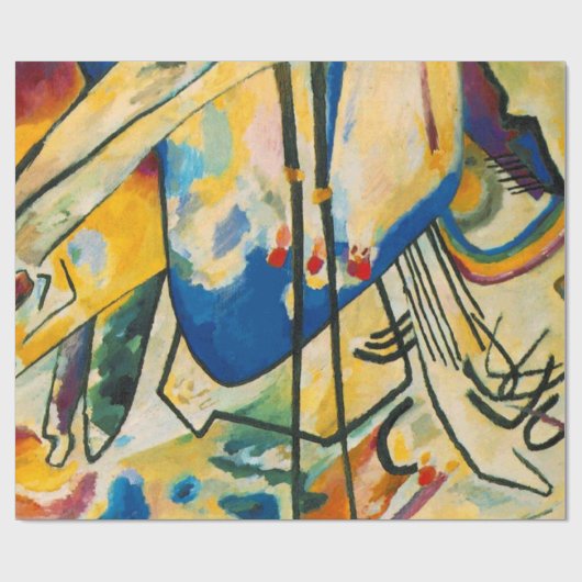 Kandinsky Abstrakt Artwork Geschenkpapier (Flach)