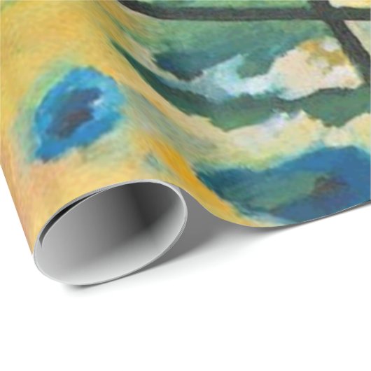 Kandinsky Abstrakt Artwork Geschenkpapier (Rolleneckpunkt)