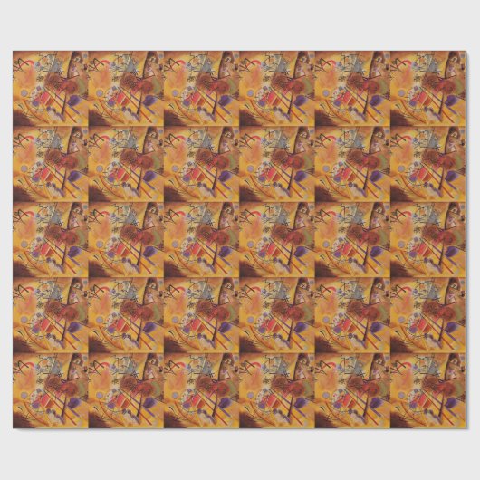 Kandinsky Abstrakt Artwork Geschenkpapier (Flach)